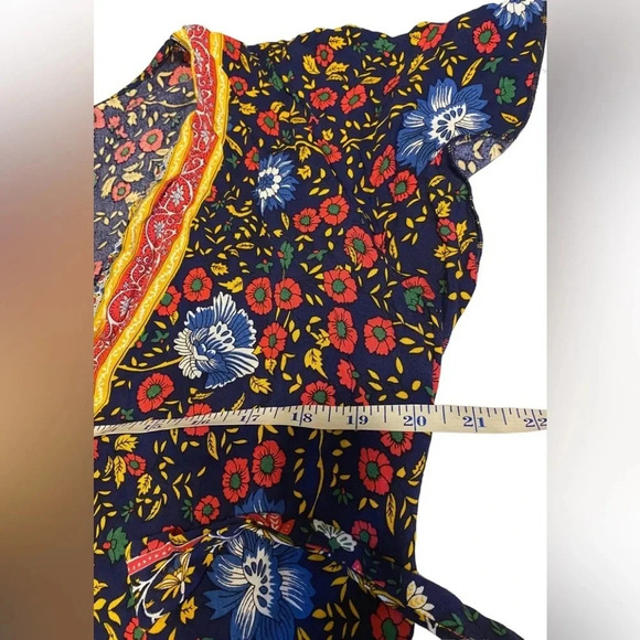 NWT True Wrap Maxi Dress Floral Bohemian - Picture 9 of 10